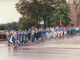 Ved indvielsesfesten for Uglereden d. 24 juni 1987 startede man med Gudstjeneste i Ørslev Kirke, hvorefter man gik i optog til Uglereden anført af orkestermusik og tambourkorps.